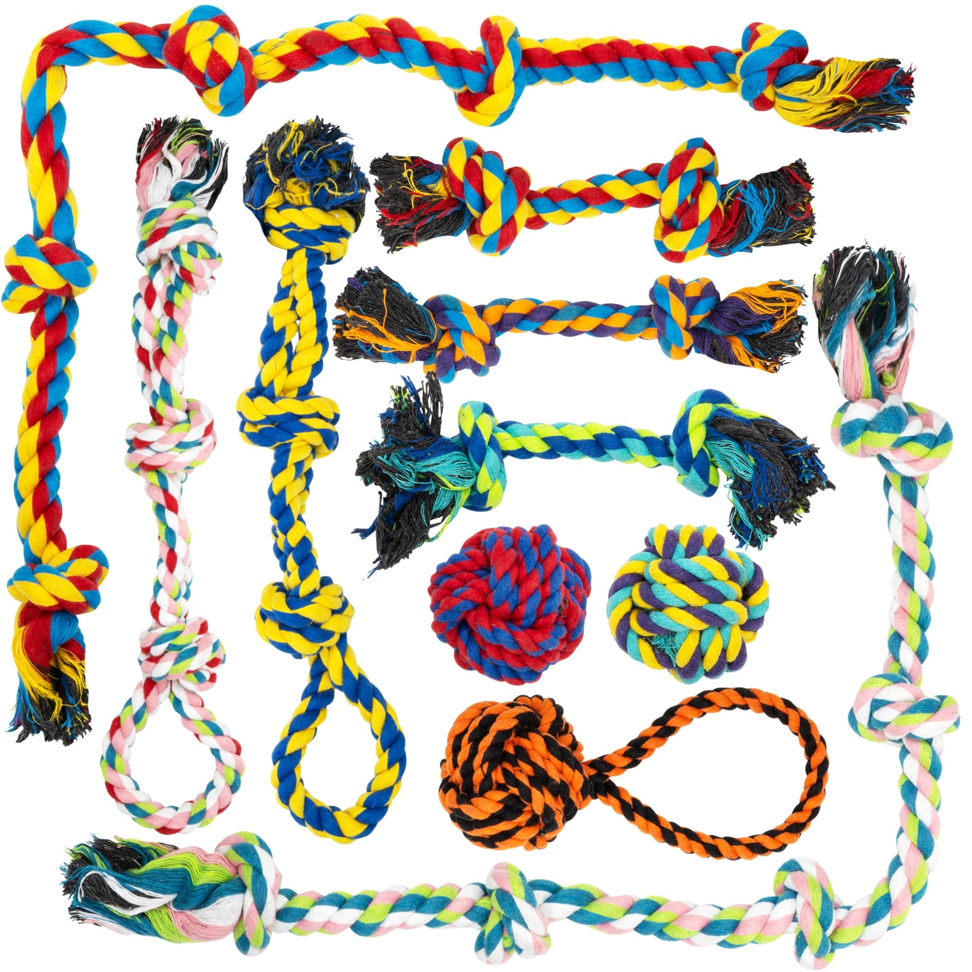 10-Piece Dog Toy Set-Pet Supplies-Fur & Bone-DREIBACH