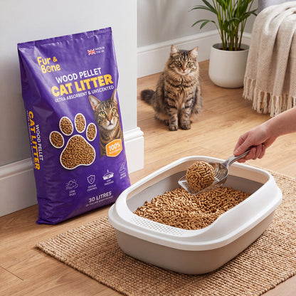 Ultra-Absorbent Wood Pellet Litter 30L