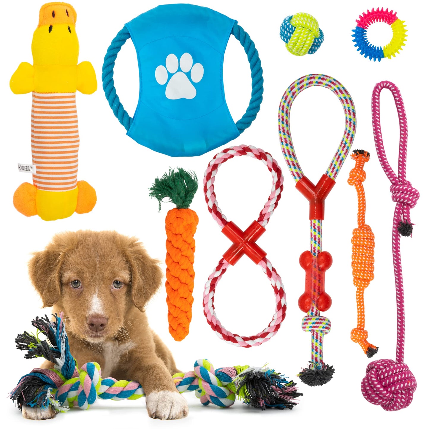 Puppy Teething Toy Set-Pet Supplies-Fur & Bone-DREIBACH