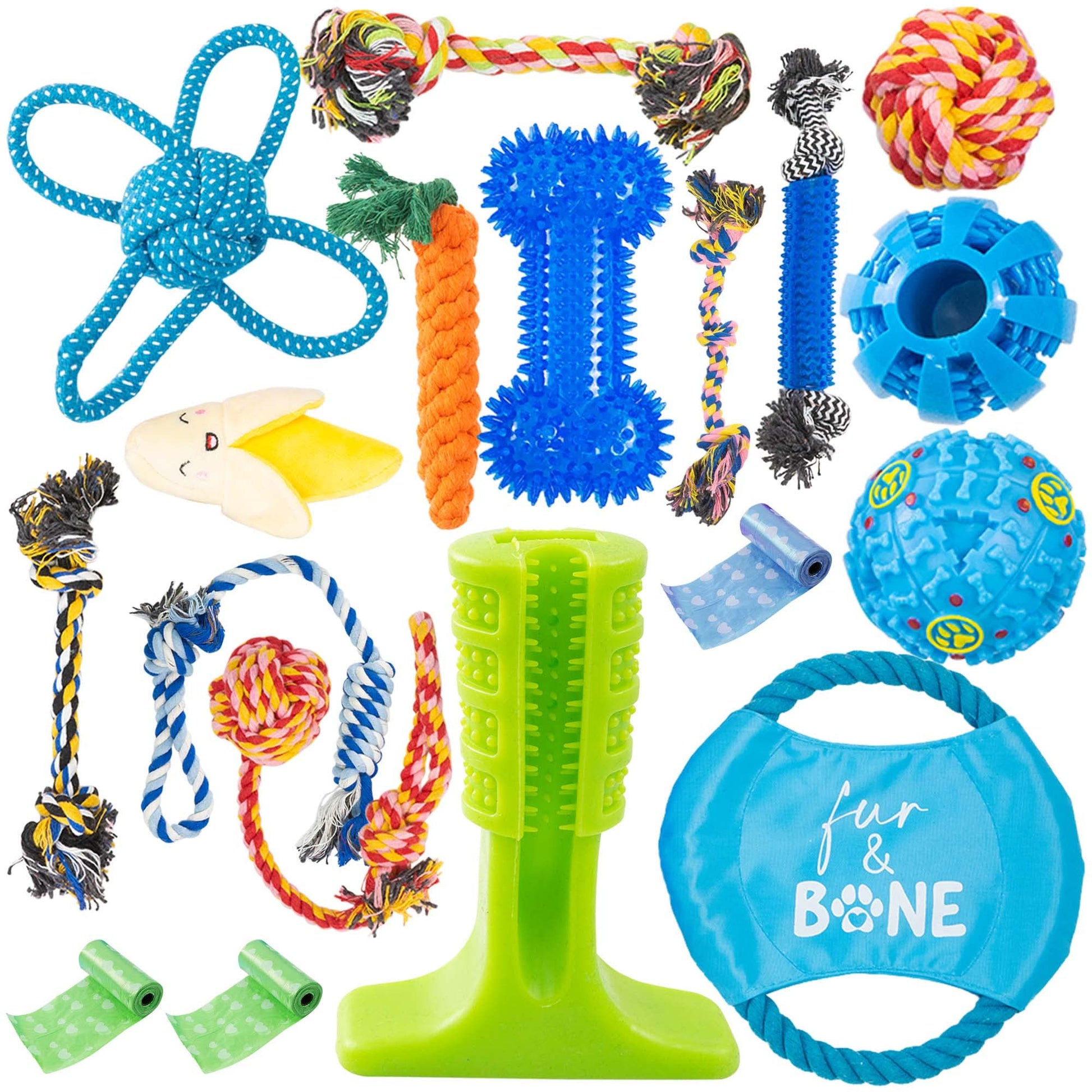 Puppy Teething Toy Set-Pet Supplies-Fur & Bone-DREIBACH