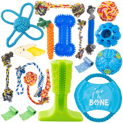 Puppy Teething Toy Set-Pet Supplies-Fur & Bone-DREIBACH